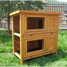 Bunny Business RABBIT Double Hutch Guinea Sliding Tray 36-inch BB-36-DH