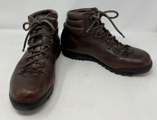 Classic Zamberlan Brown Leather Walking Boots Size UK 8 / EU 42 Waterproof ITALY