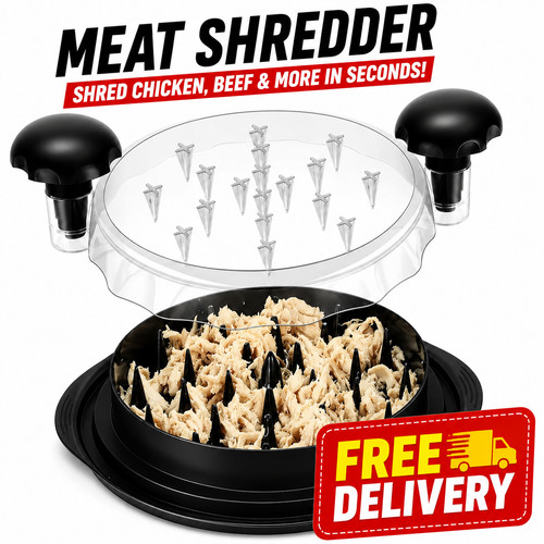 Chicken shredder visible - chicken,