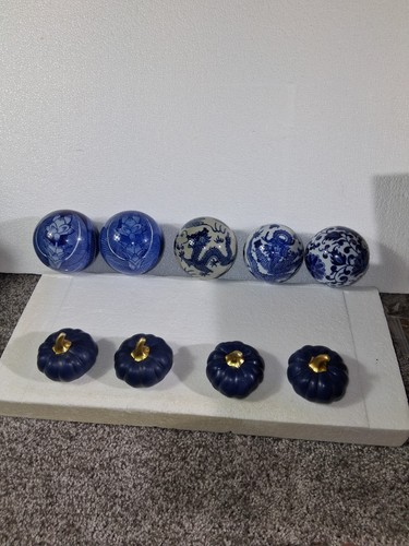 Vintage blue white - vintage, ceramic