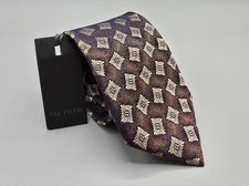 Pal Zileri Men's Silk Tie Brown BNWT