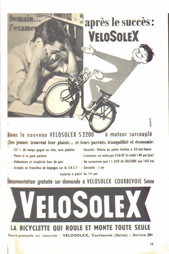 Pub velosolex 1962 - pub, (