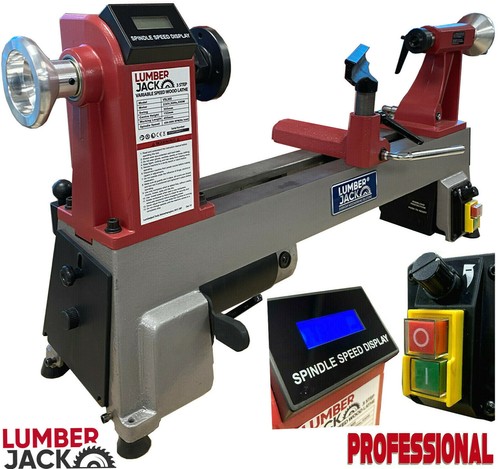 Wood lathe 550w digital speed - digital,