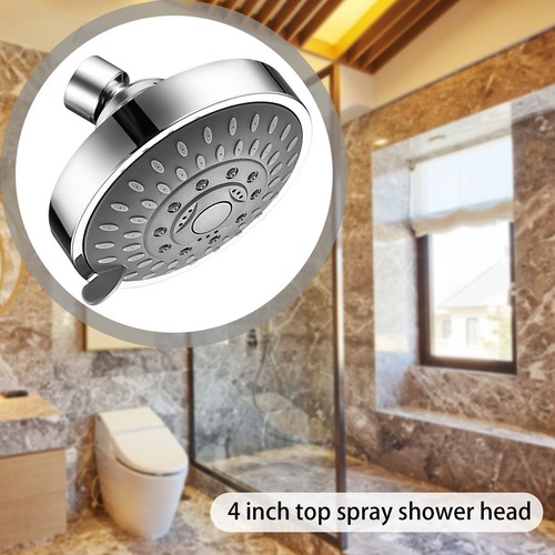 Fixed shower head round - 4"fixed,