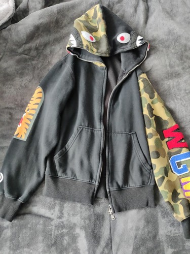 Bape abathing ape shark zip - bape,