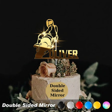 Motorbike Acrylic Cake Topper