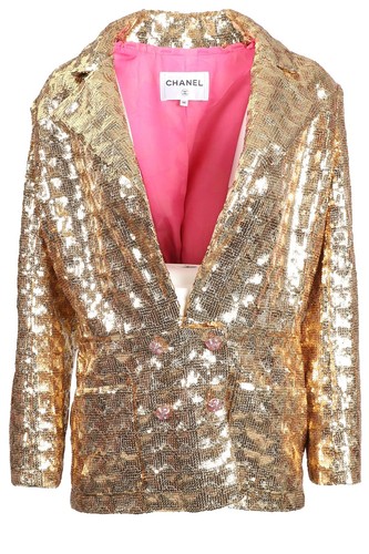Chanel gold 2023 sequin blazer - 2023,