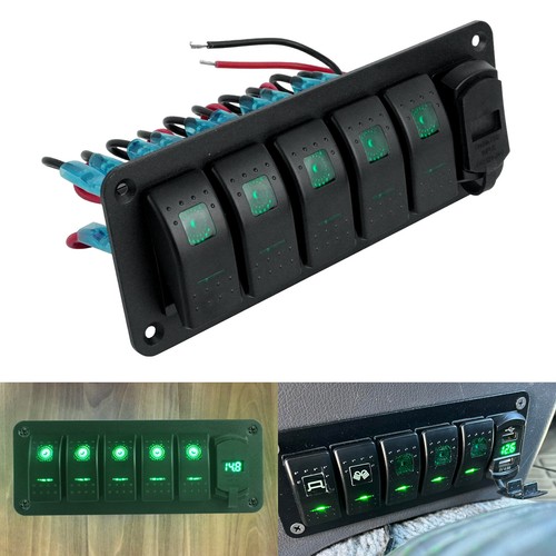 Gang toggle rocker switch - rocker,