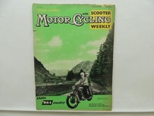 March 1959 Motorcycling Magazine Scooter Royal Enfield BMW Sidecar Lucas L9811