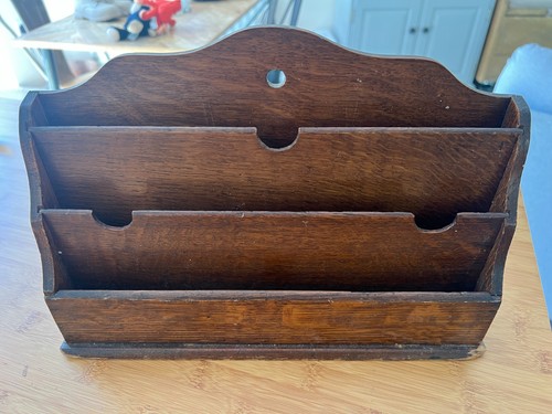 Vintage wooden letter - letter, rack
