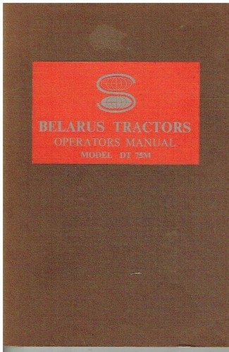 Belarus 75m crawler tractor - dt,