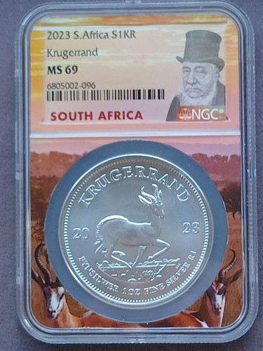 2023 south africa 1kr - africa, silver