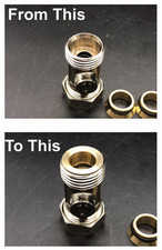 2 x Isolation Valve Flat Face inserts for 15mm Isolation valves  Direct UK Stock