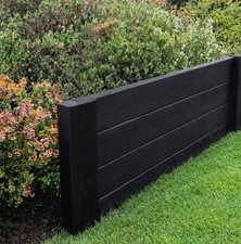 Wooden Garden Edging Lawn