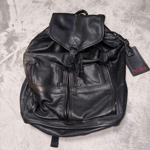 Tumi all leather backpack rare - leather,