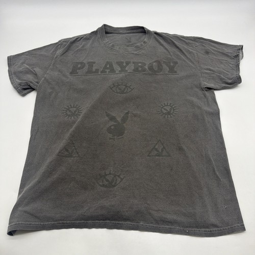 Playboy shirt men s gray - t-shirt,