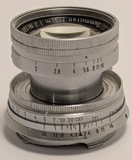 Leica Leitz 50mm 5cm f/2