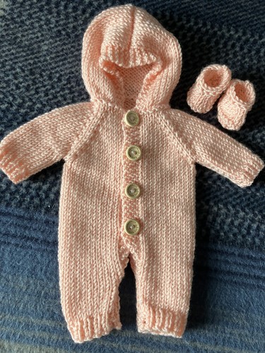 Hand knitted dolls - knitted, clothes
