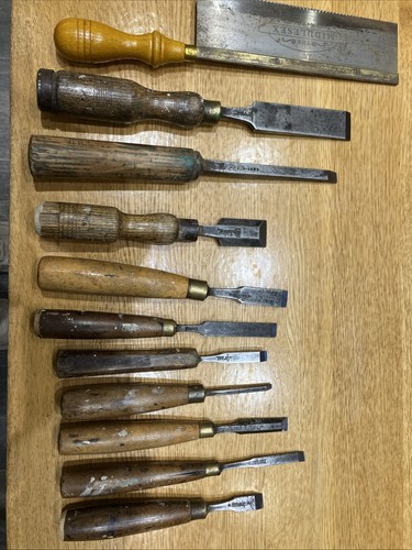 Vintage woodworking chisels - vintage,
