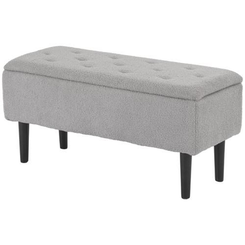 Homcom ottoman storage box - 15",