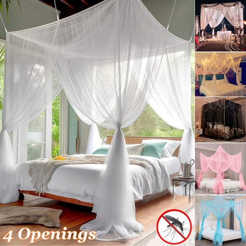 Corner post bed curtains - corner,