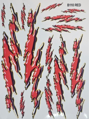 Not cut b110 red flames - not, flames-1/24-