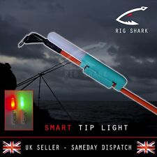 Rig Shark™ LED Sea Fishing SMART Rod Tip Light Beach Caster Bite Strike Alert
