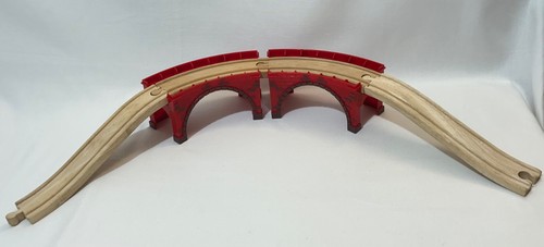 Red brick bridge viaduct - red,