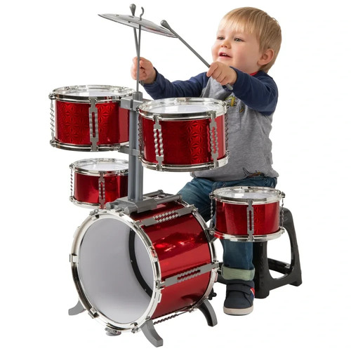 Rockstar junior drum kit red - rockstar,