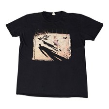 Vintage Korn T Shirt Mens L Black Promo Nu Metal Band Tour Swing Set Graphic