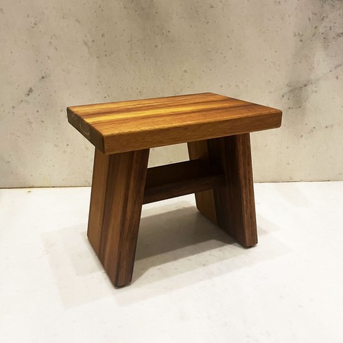 Wooden bath stool mahogany - bath,