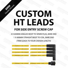 Side Entry HT Leads Yellow 8mm