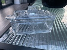 Vintage Art Deco Pressed Glass