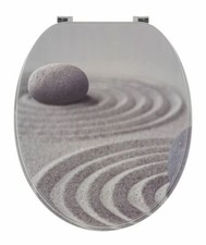 WOODEN MDF TOILET SEAT FUNKY