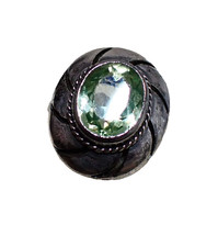 Peridot? Silver Ring Israel