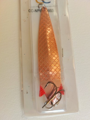Fishing 30g toby lure golden - lure,