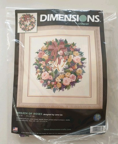 Dimensions crewel wreath - crewel, of