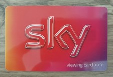 SKY: VIEWING CARD (WHITE OR