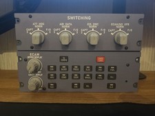 Rowsfire A109 Airbus A320 ECAM and Switching Panel Flight Simulator