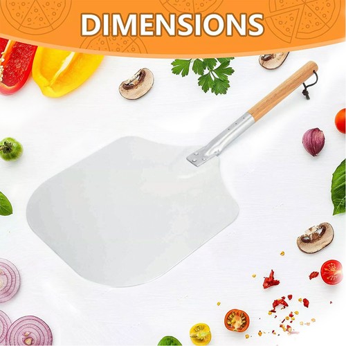 Pizza peel with - pizza, removable