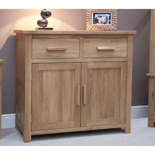 Solid oak small sideboard - small, opus