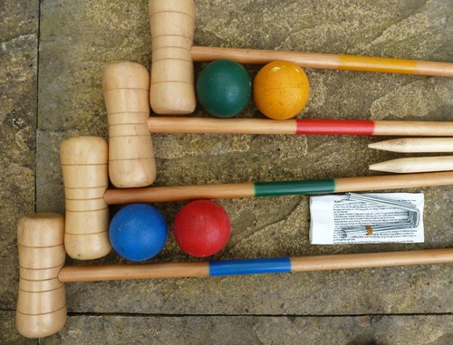 Croquet set for - for, garden