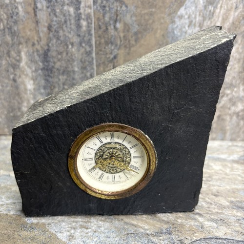 Welsh slate clock vintage