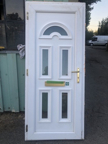 White upvc door - upvc,