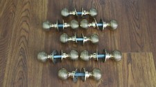 Solid brass door knobs set - solid,