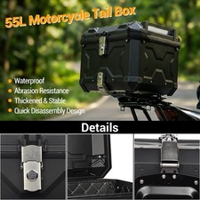 55L Motorcycle Rear Top Box