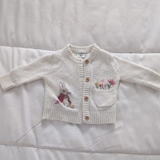 Baby cardigan Peter Rabbit JoJo Maman Bebe *BNWOT*