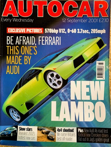 Autocar magazine sep - magazine, 12-sep-01