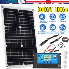 800W Solar Panel Kit Battery
