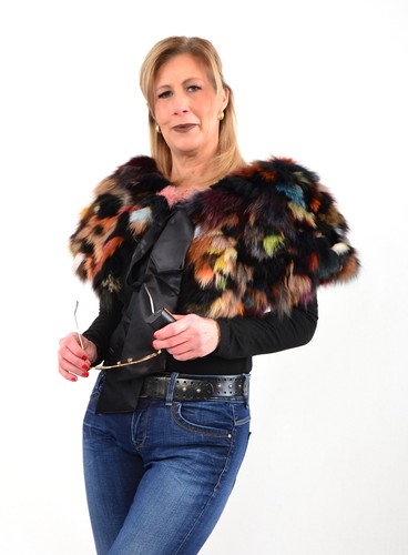 Us5756 real fox fur - real, stole